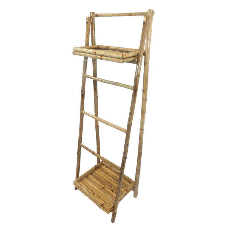 Bamboo best sale ladder rack